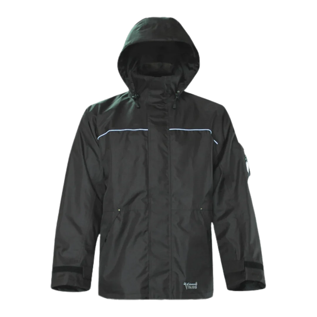 Veste 3 en 1 Viking Professional® Thor 300D Trilobal Rip-Stop, noir, polyester, M