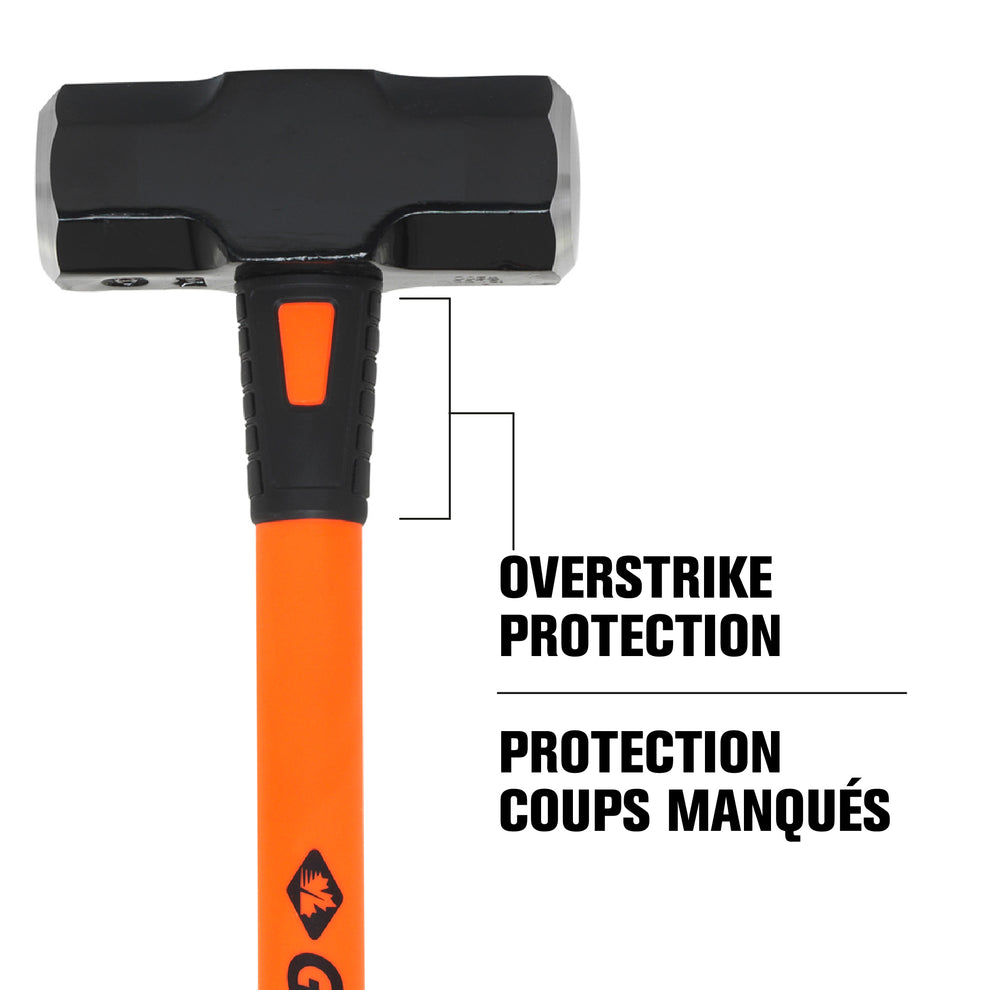 12 lb sledge hammer, fibreglass handle