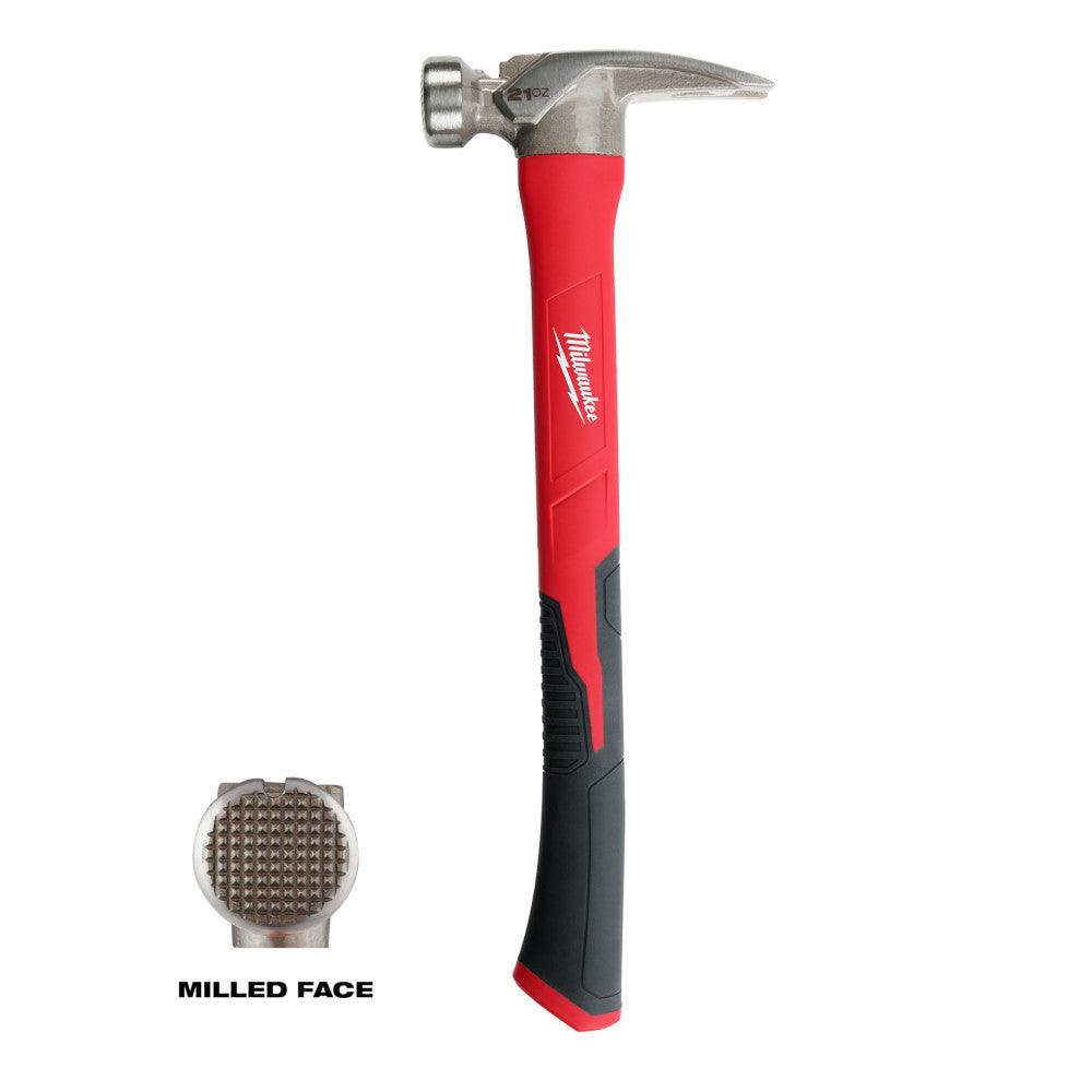 21oz Milled Face Poly/fiberglass Handle Hammer