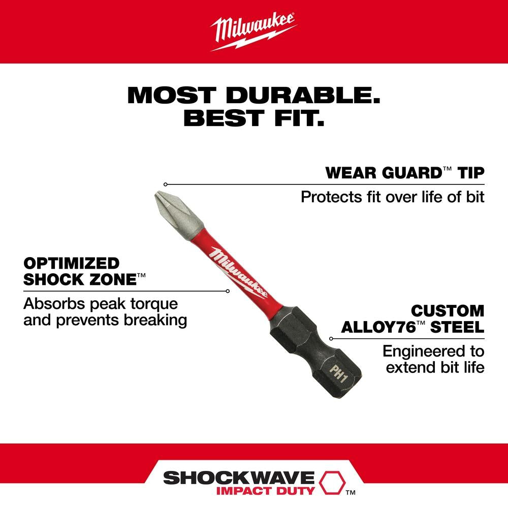 T20 SHOCKWAVE™ Impact driver bits