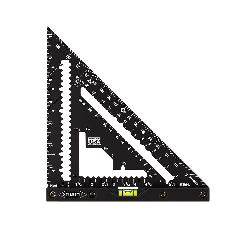 Stiletto® 7" Carpenter Square With Level