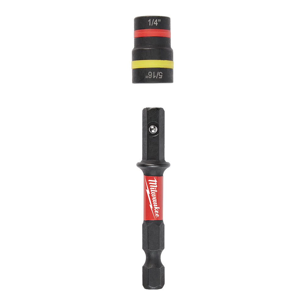 Shockwave Impact Duty™ 1/4” And 5/16” x 2-1/4” Quik-clear™ 2-in-1 Magnetic Nut Driver