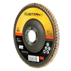 Disque à lamelles CubitronMC II 3MMC, 967A, fixation T27, 60+, poids Y, 5 x 7/8 po