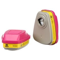 Cartouche contre les vapeurs organiques et les gaz acides avec filtre 3MMC, 60923, 30pk/cs