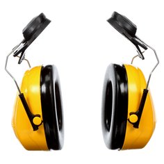Protecteur d’oreille 98 OptimeMC PELTORMC 3MMC, H9P3E, coquilles antibruits montées sur casque de protection, 10 paires/caisse