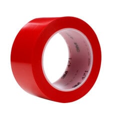 3M™ Vinyl Tape, 471, red, 2.0 in x 36.0 yd x 5.2 mil, 24/cs
