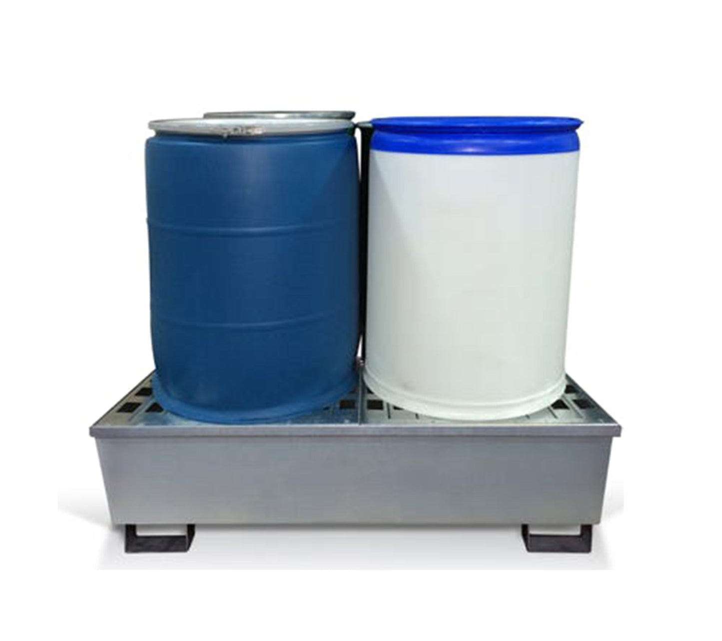 Spill Containment Pallet, Steel, 4 Drums, 47.25″ x 47.25″ x 13.25″h