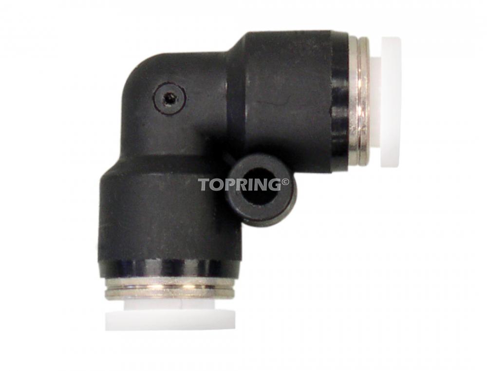 1/8 in. Push-to-Connect Elbow Union, Topfit Model