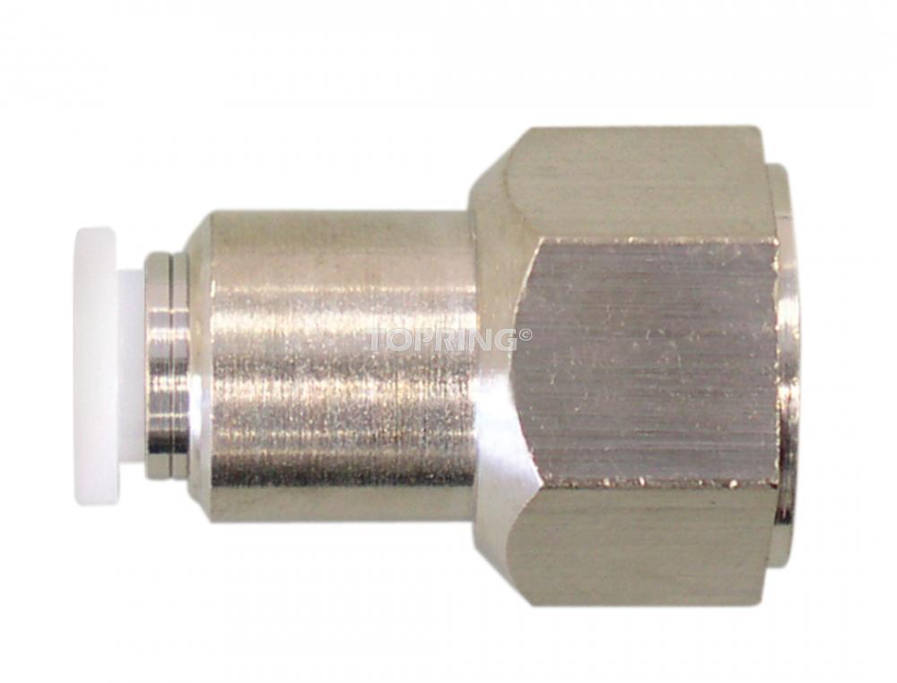 1/4 in. Push-to-Connect to 1/8 (F) NPT Adapter, Topfit Model