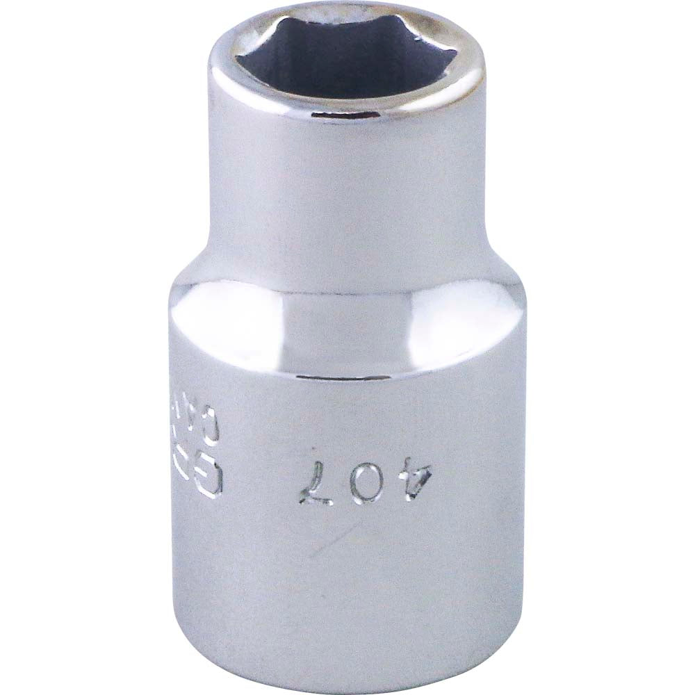7/16" Socket, 1/2" Drive, 6-Point