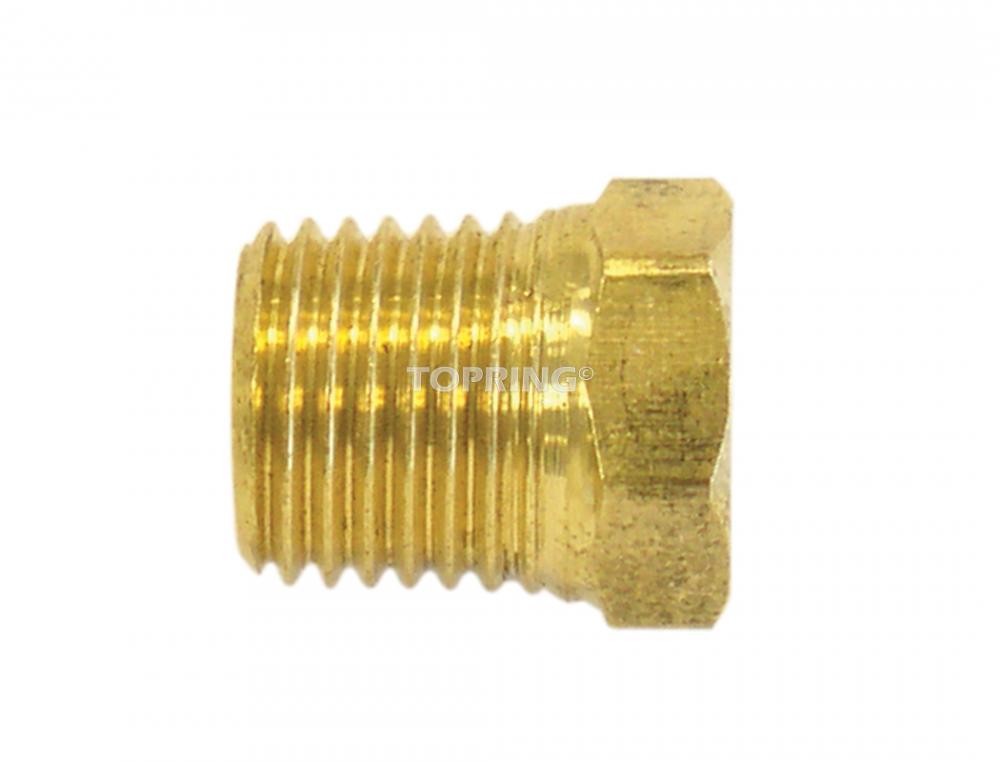 Brass Hexagonal Head Plug 1/4 (M) NPT