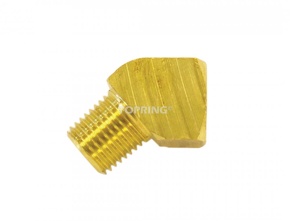 Brass 45° Elbow Adapter 1/8 (M) X 1/8 (F) NPT