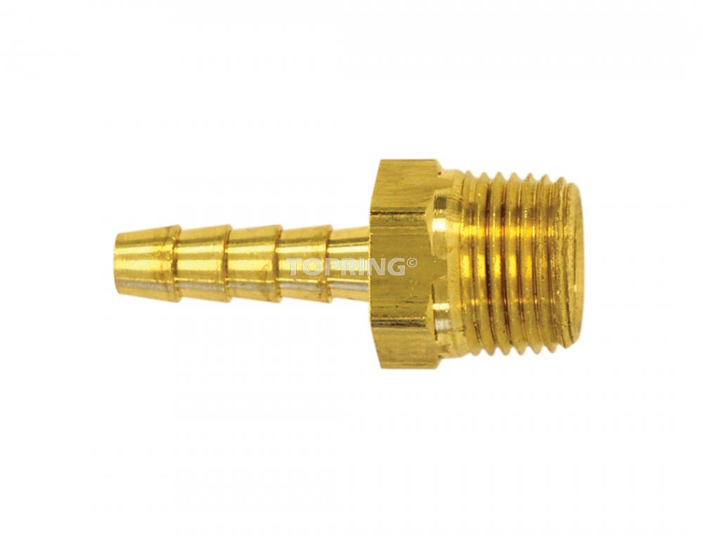 Brass Hose Barb Adapter 3/8 to 3/8 (M)