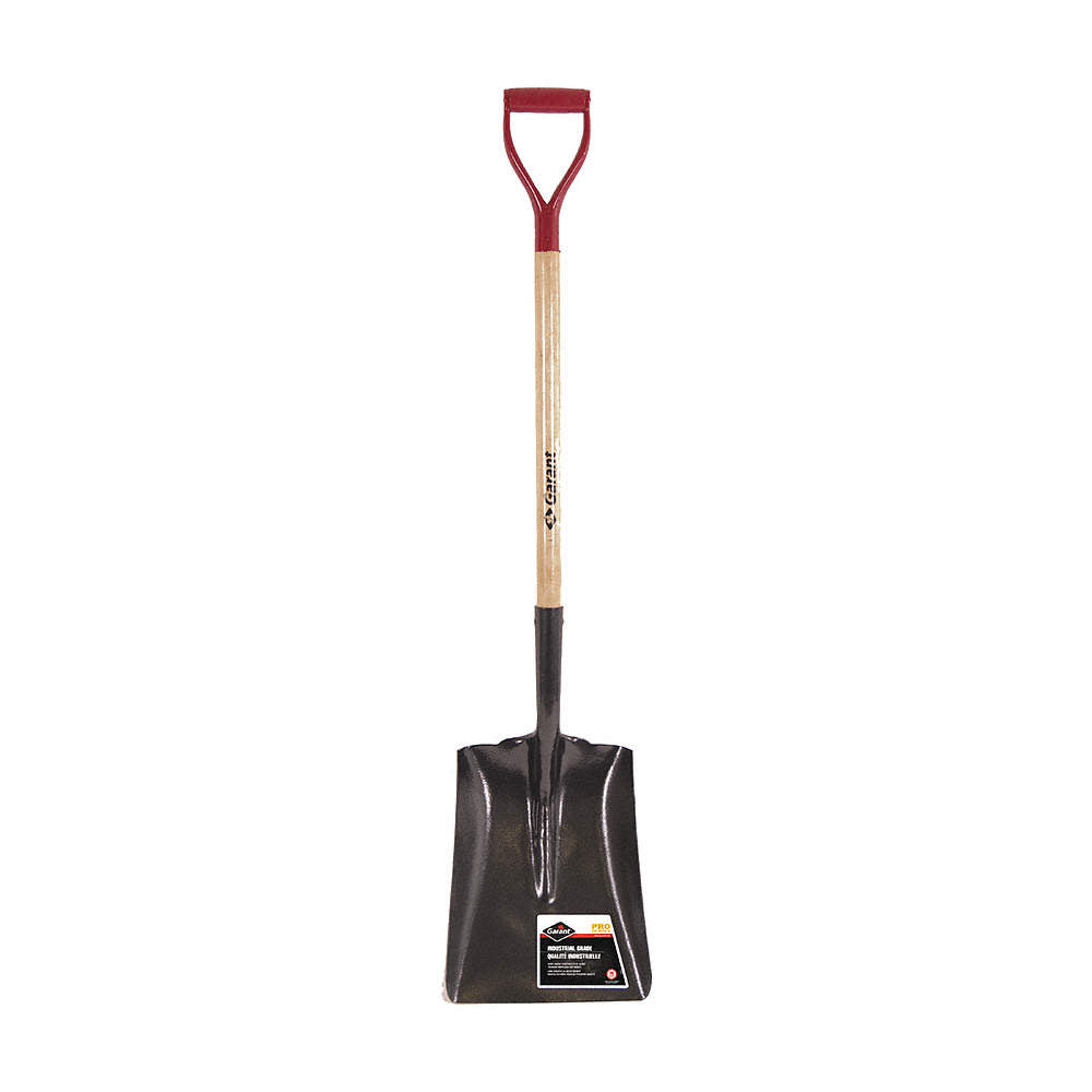 Scoop Shovel with D-Grip Wood Grain Handle, 28 in. Length