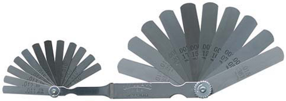 22 Piece SAE and Metric Combination Feeler Gauge Set