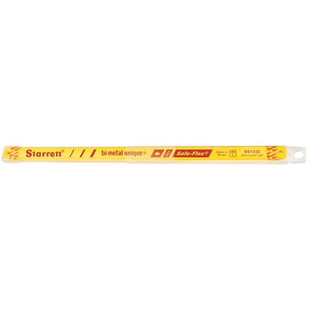 Starrett KBS1232-10 Bi-Metal Unique High-Speed Steel Safe-Flex Hacksaw Frame Blade