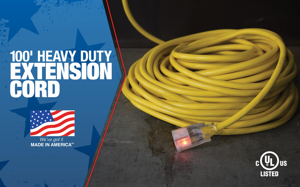 1688SW0002 - 12/3 Heavy-Duty 15-Amp SJEOOW Cold Weather Cord 50-Feet