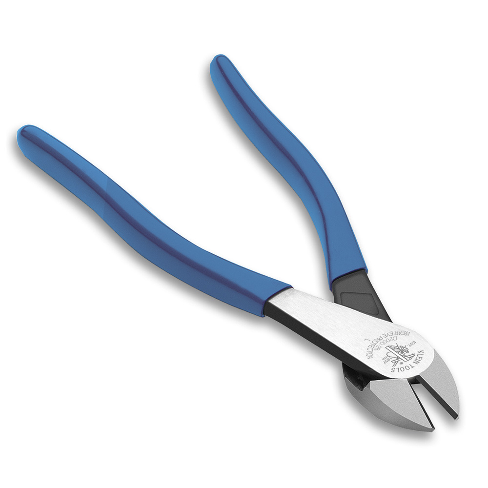 Diagonal Cutting Pliers, Angled Head, 8-Inch