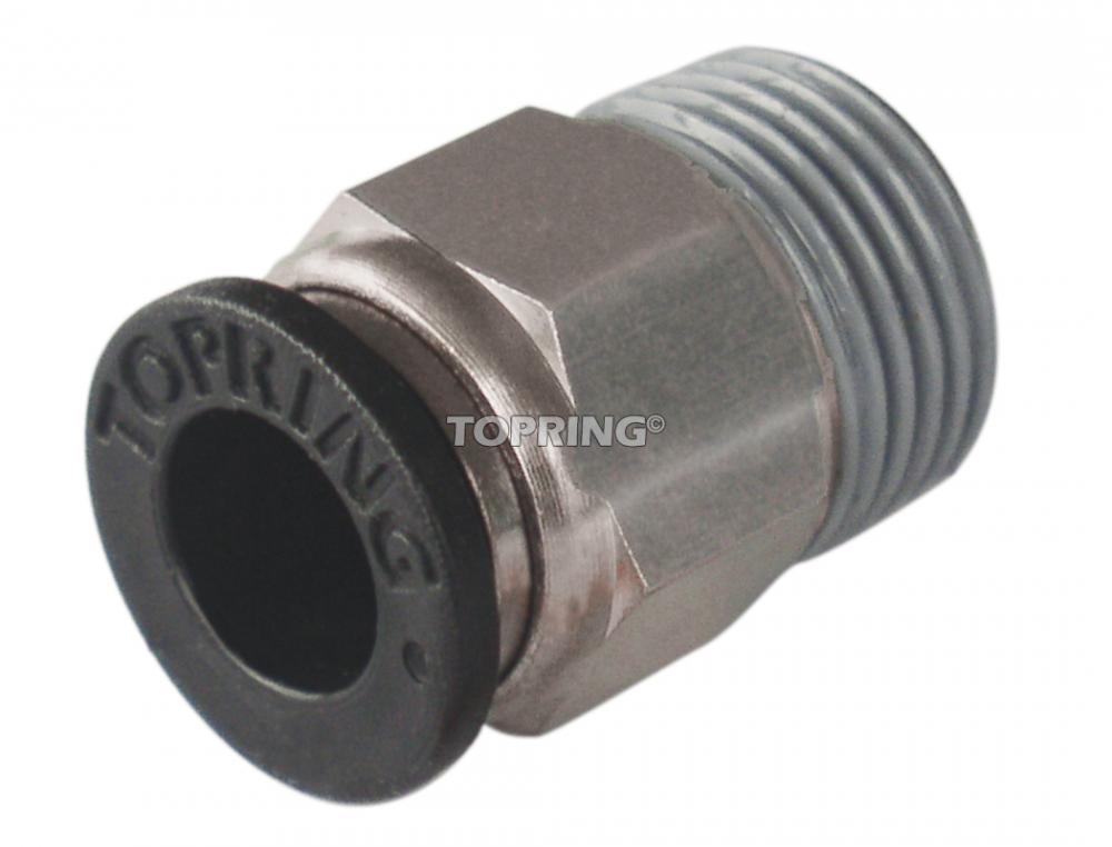 1/4 in. Push-to-Connect to 3/8 (M) NPT Adapter, Maxfit Model