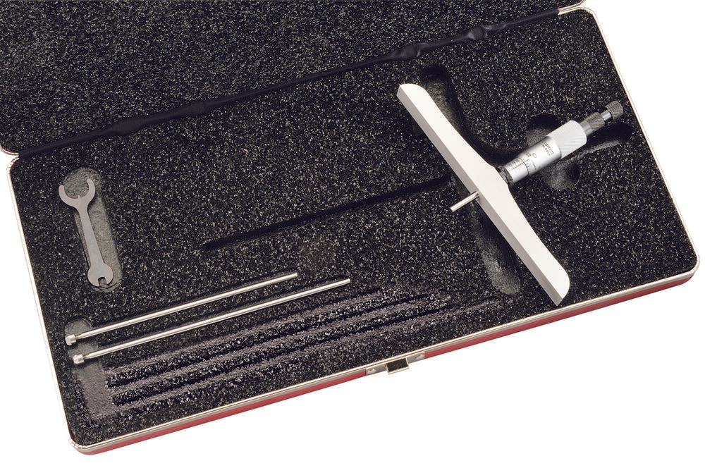 Micrometer Depth Gage 0-3" Range 6" Base