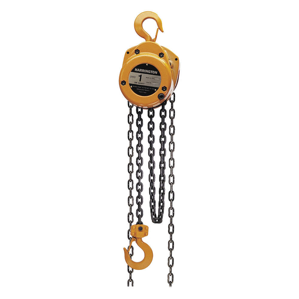 CF Manual Chain Hoist, Aluminum, 1.5T Capacity, 20ft Lift