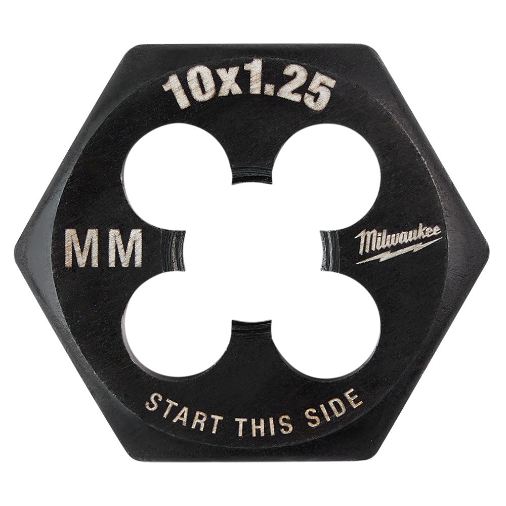 M10-1.25 mm 1-inch Hex Threading Die
