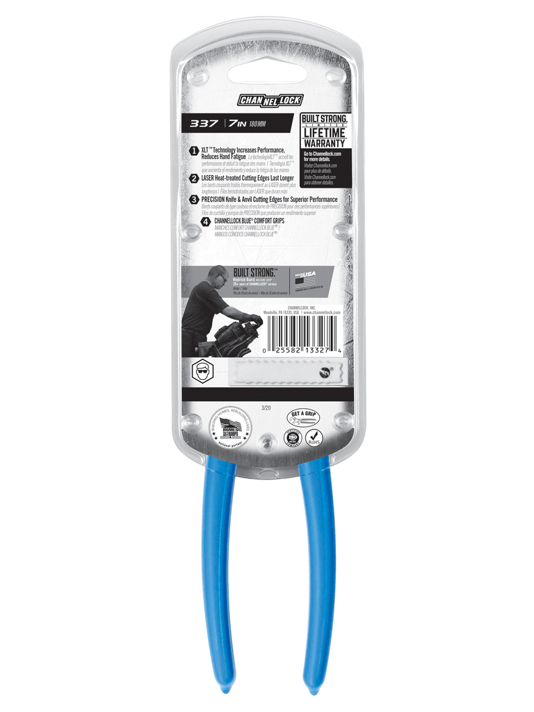 7" HL Diag Cutting Plier, Lap XLT™