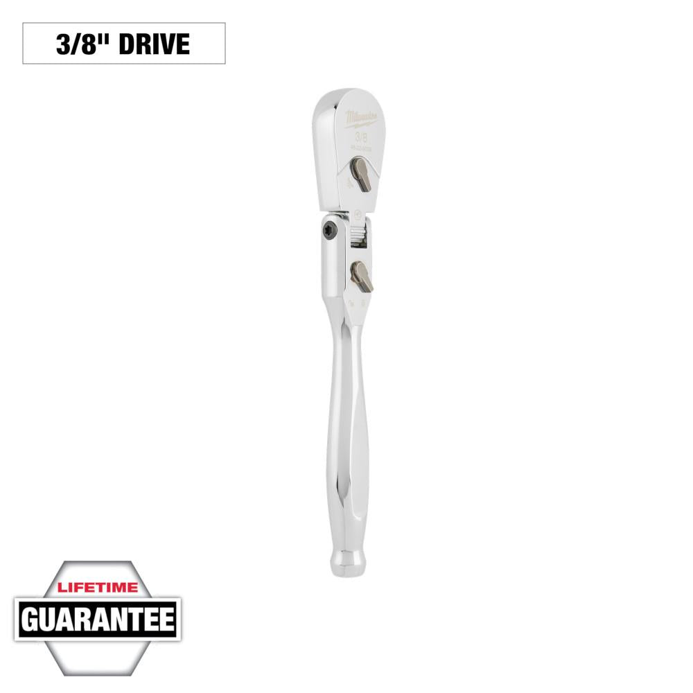 3/8” Drive 9” Flex Head Ratchet