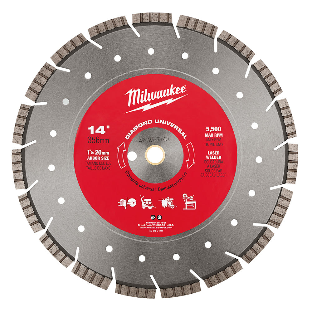 Diamond Universal Segmented-turbo 14" Blade