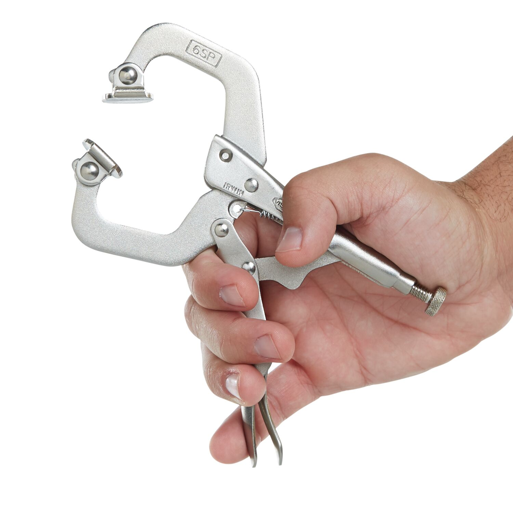 IRWIN Vise-Grip C Clamp Locking With Swivel Pads 2-Inch