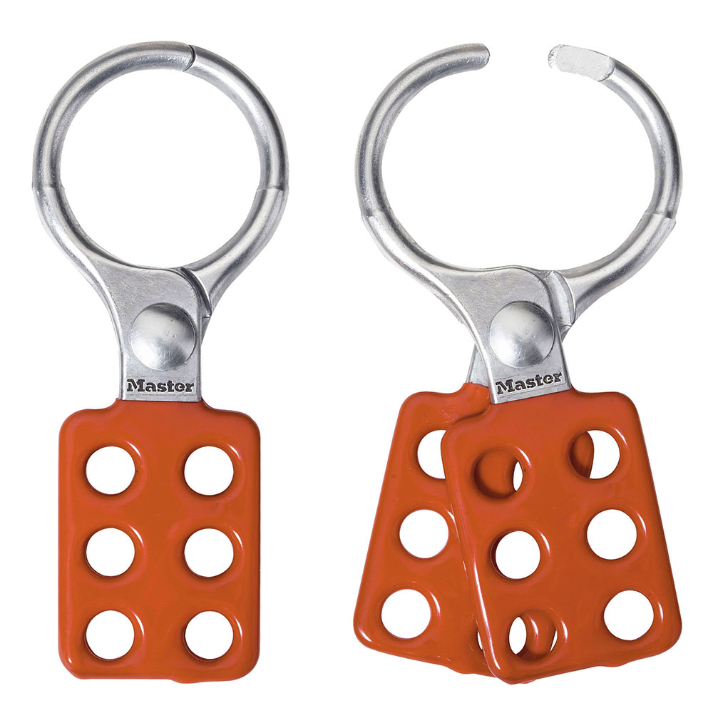 Aluminum Lockout Hasp, 1-1/2in (38mm) Jaw Clearance