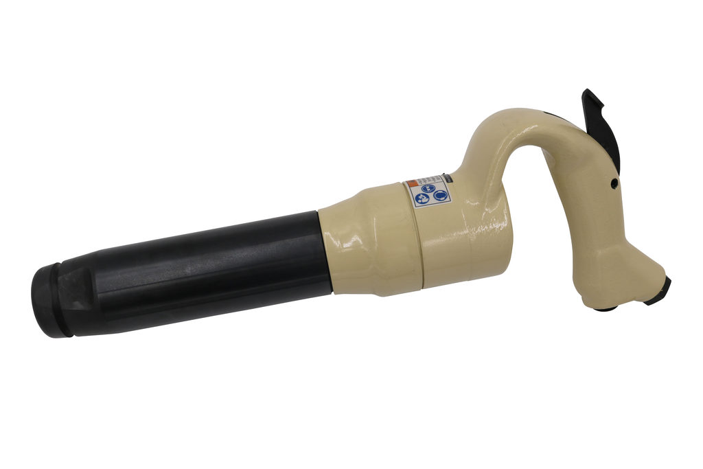 Air Chipping Hammer, 4" Stroke, 1480 BPM, Round Shank Oval Collar