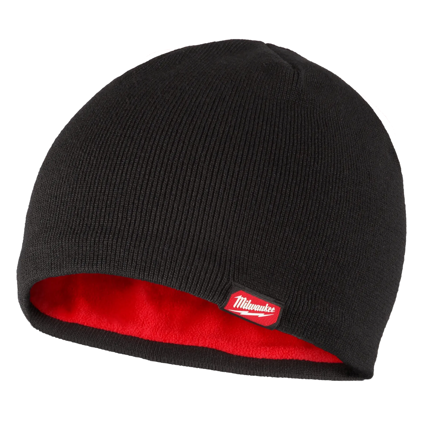Lined Skull Beanie - Black Thd