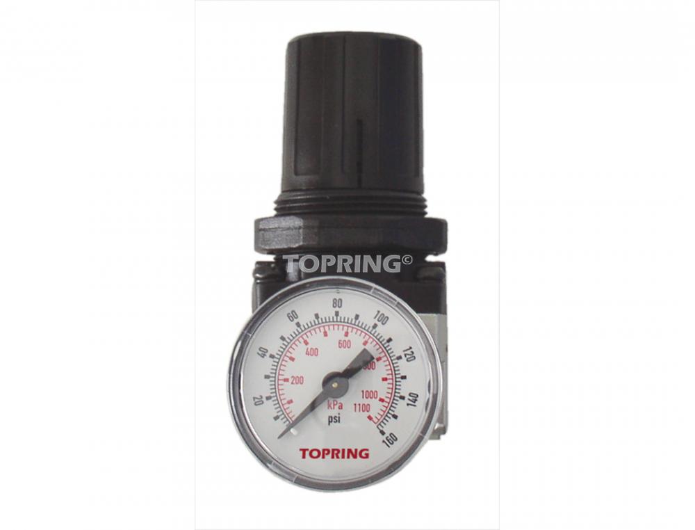 Régulateur en aluminium 5 à 30 PSI 1/4 (F) NPT S51, modèle Airflo 200