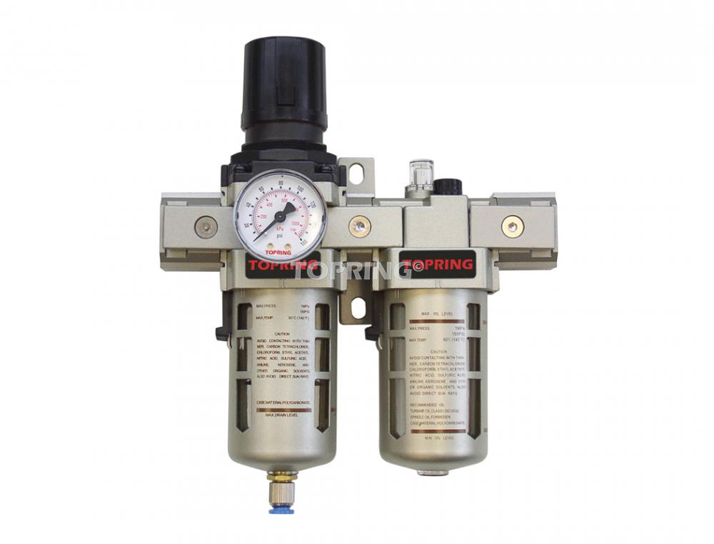 Filtre régulateur 5 microns 5 à 125 PSI et lubrificateur 1/2 (F) NPT S51, modèle Airflo 400