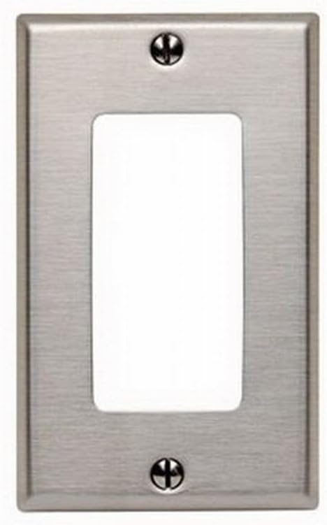 1-Gang Decora Wallplate Stainless Steel