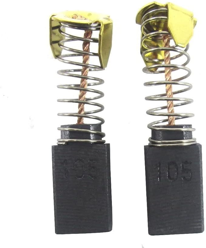 TJPoto #194975-4 Ensemble de balais de charbon CB-105 (pièce de rechange pour Makita)