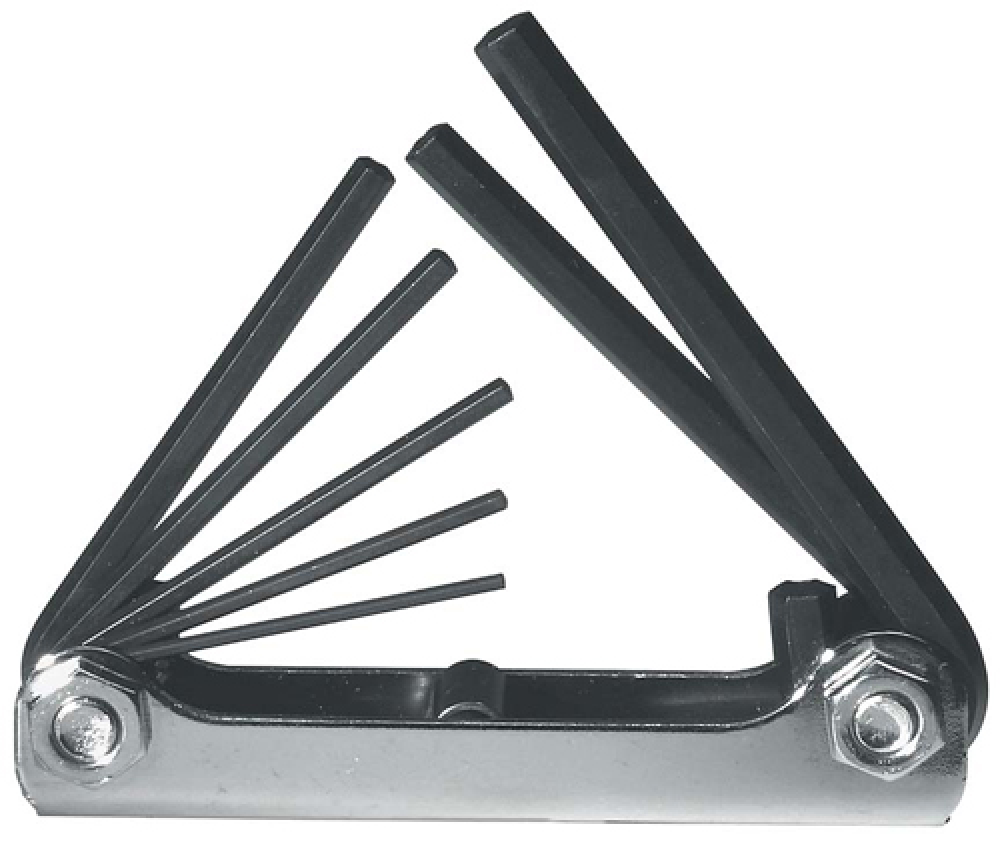 7 Piece SAE Folding Hex Key Set