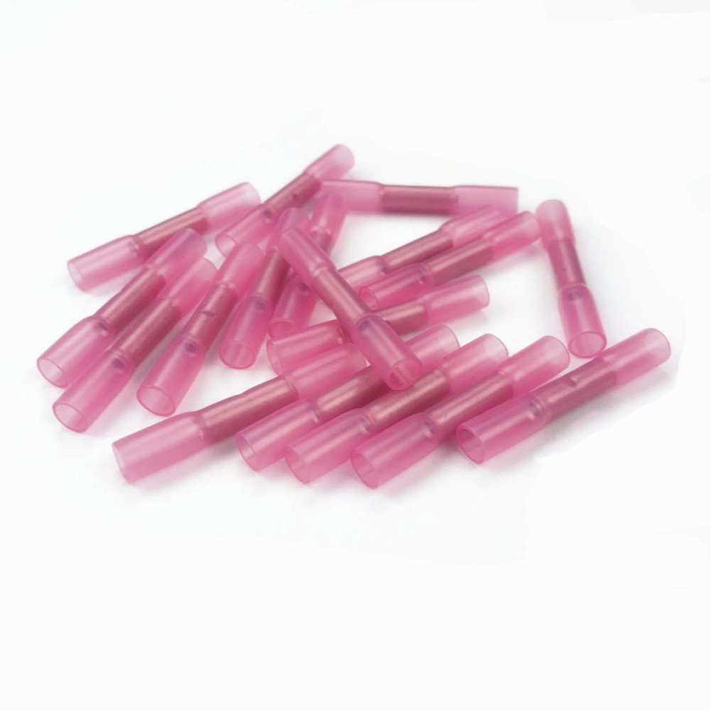 Thermafix Crimp, Heat Shrink Terminal, 22-18 gauge, Red