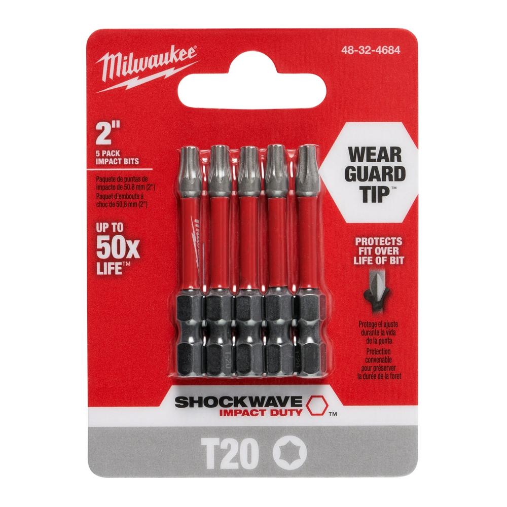 T20 SHOCKWAVE™ Impact driver bits