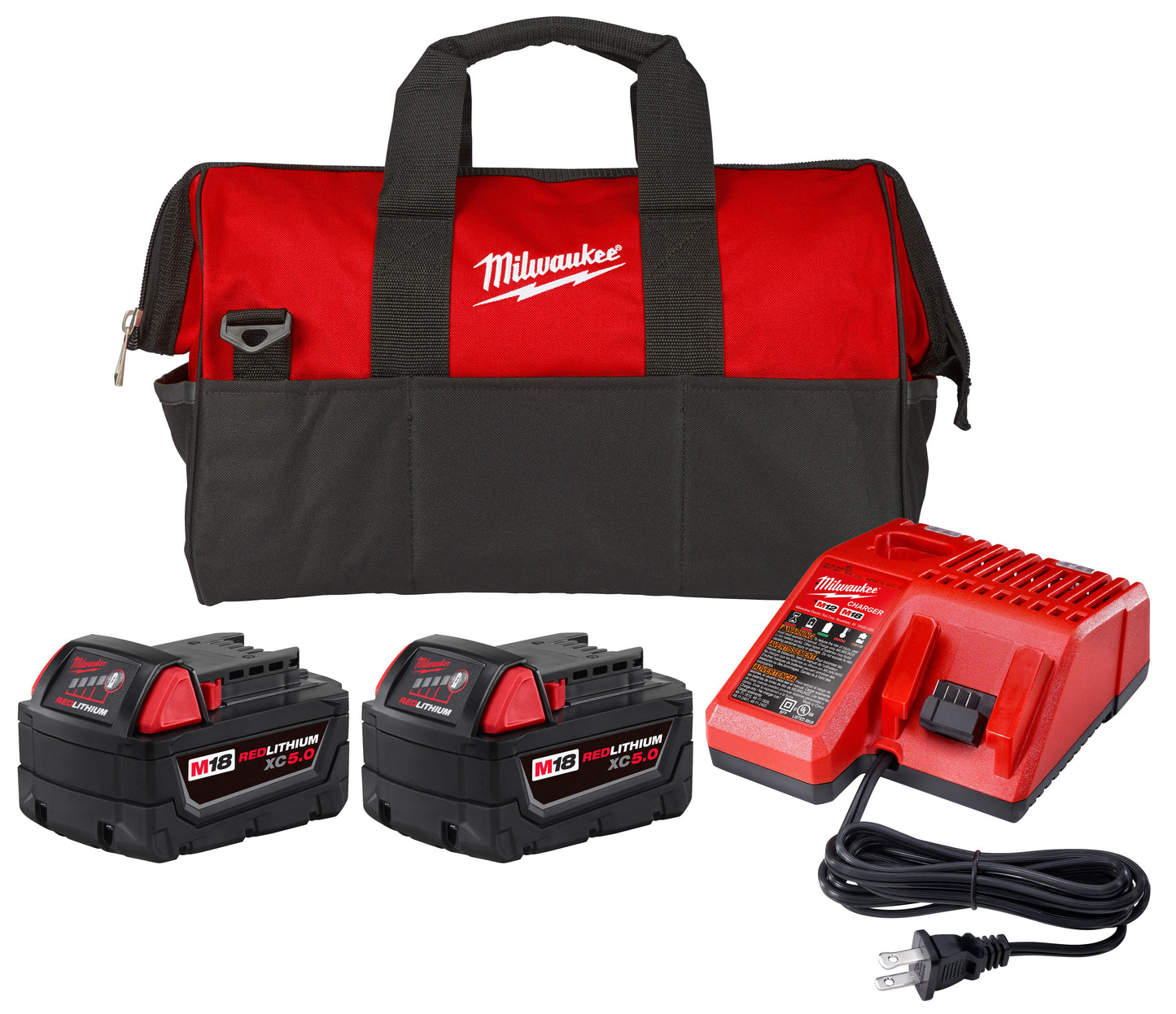 M18™ Redlithium™ xc 5.0ah Battery 2 Piece And Charger Starter Kit