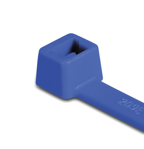 Cable Tie Inside Serrated, 387.0x7.4mm, ⌀15.0-105.0mm, Blue, 50/pk