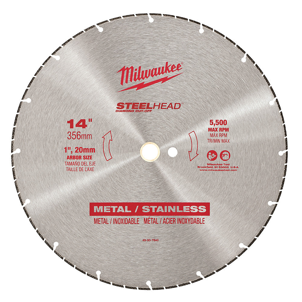 Steelhead™ Diamond Cut-off Blade 14"