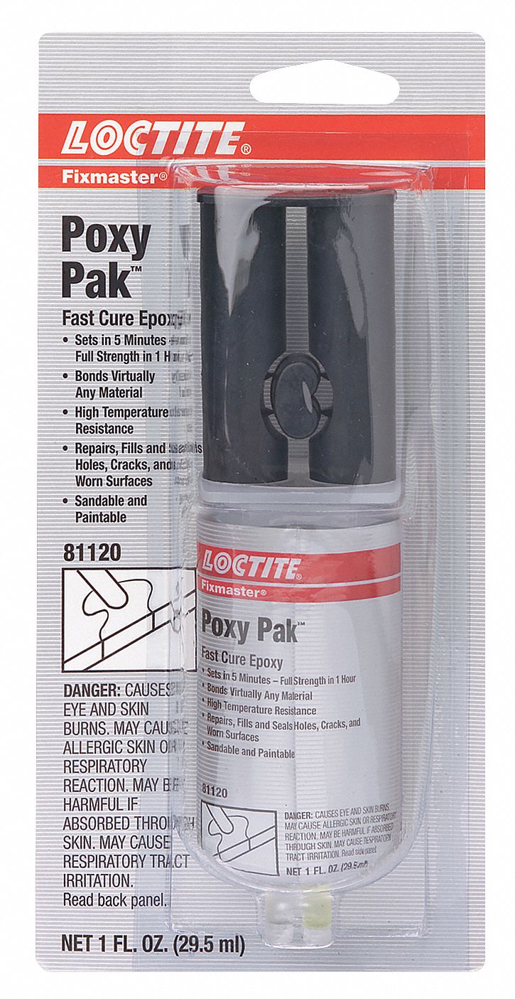 LOCTITE® EA 9017, 2-part, Room Temperature Curing Epoxy Adhesive, 1 oz Twin Syringe