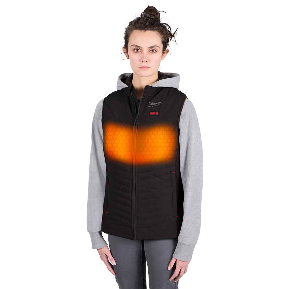 M12™ Women ft. S Heated Axis™ Vest Only, Black, Sz:L