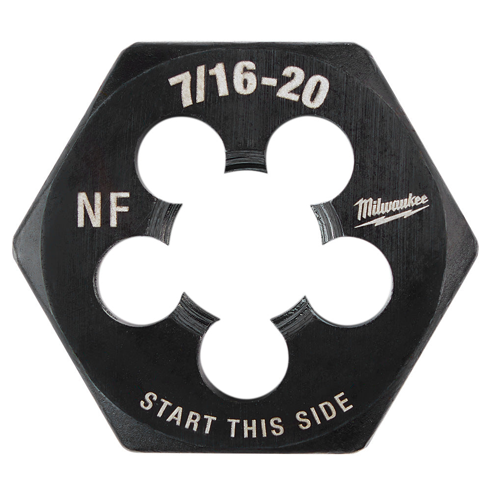7/16"-20 nf 1-inch Hex Threading Die