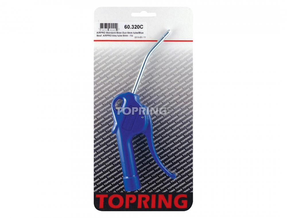 Pistolet à air 1/4 NPT avec buse de 6 mm x 10 cm, modèle Airpro (60.320C)