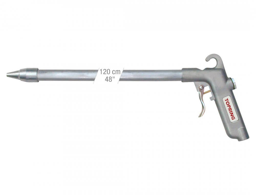 Soufflette sécuritaire 1/4 NPT avec tube 120 cm, modèle Topgun