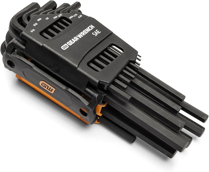 GEARWRENCH 26 Piece Long Arm SAE/Metric Hex Key Set