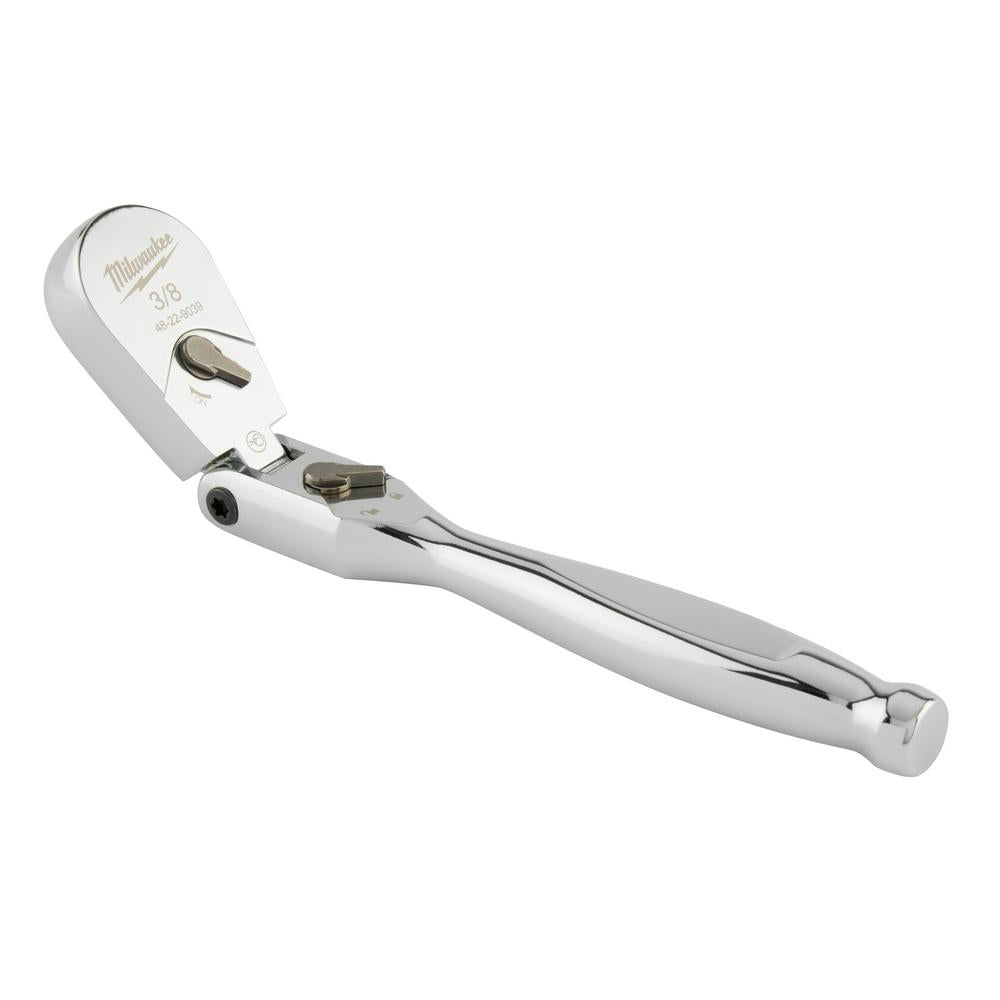 3/8” Drive 9” Flex Head Ratchet